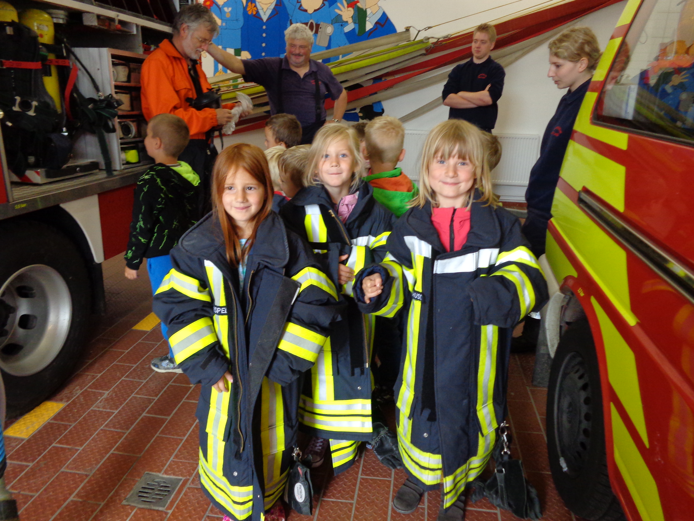 Der kindergarten zu besuch – freiwillige feuerwehr reitland